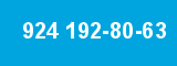 924 192-80-63 924 192-80-63